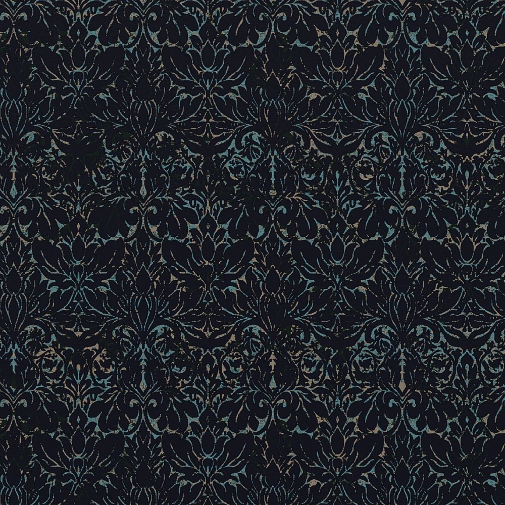 Colortec 80/20 damask marble light teal