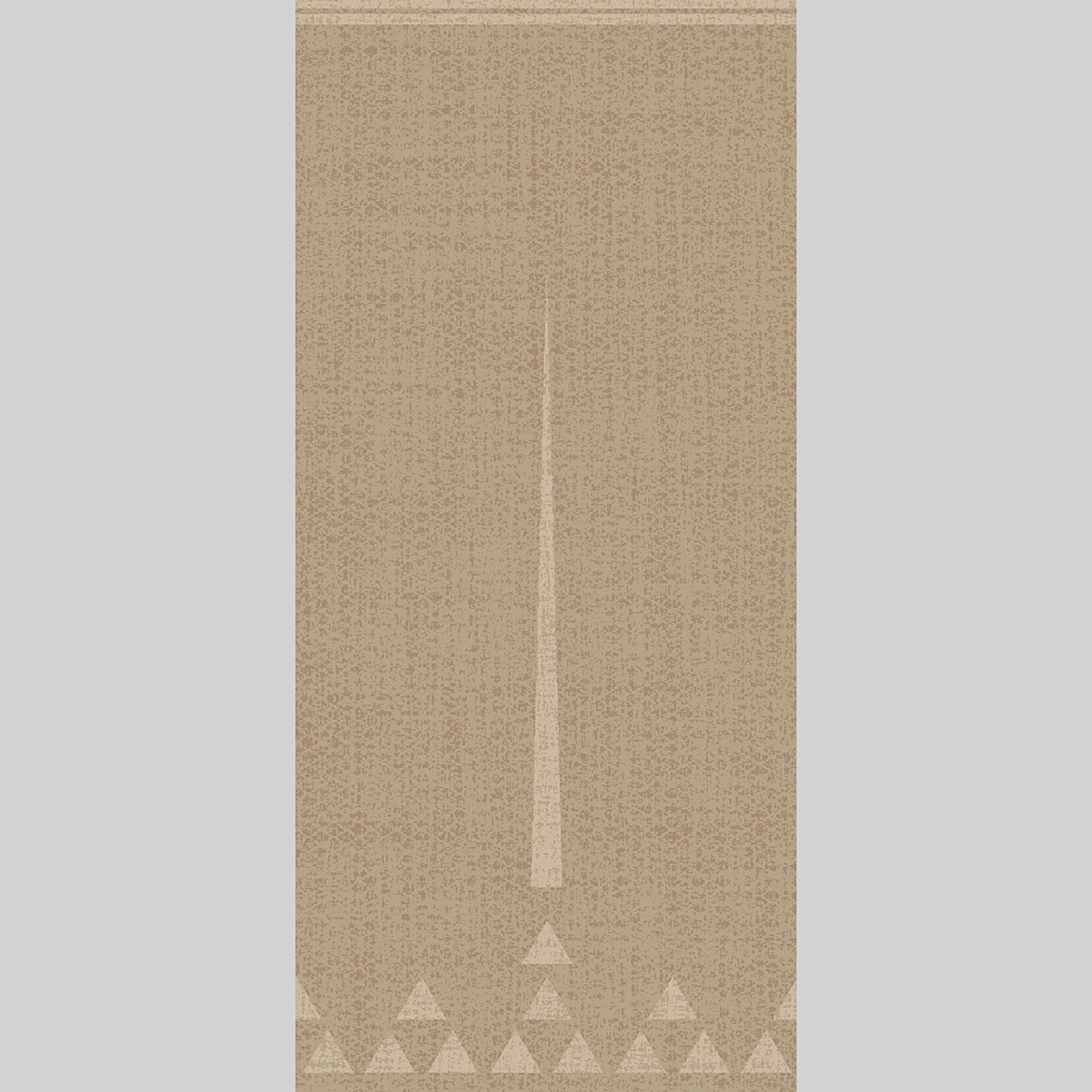 Lined Triangles Beige