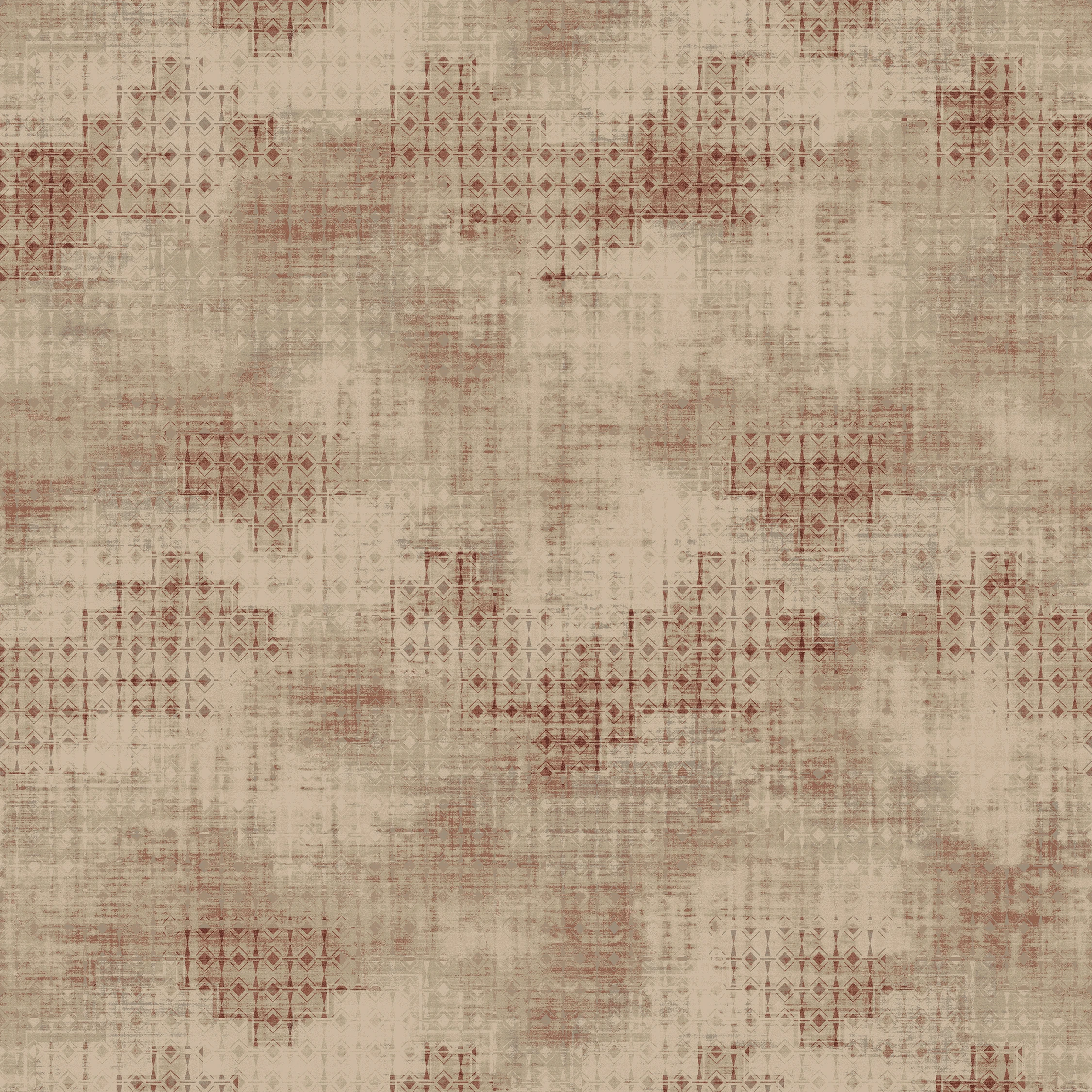Retro Geometric Beige