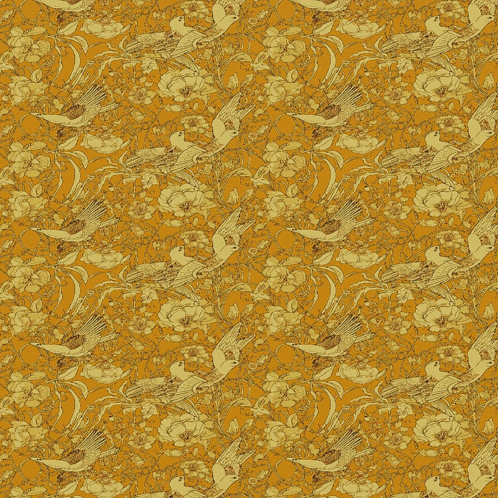 Colortec Wool spring birds yellow